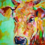 Koe portret XI, koeienschilderij