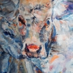 Koe met kalfje, koeienschilderij