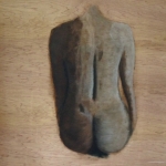 Model op paneel houtnerf