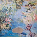 Wonderlijke wezentjes geboren uit verfvlek