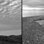 Framed clouds diptych