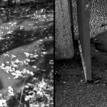 Triangles and reflections diptych