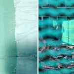 Green fences diptych
