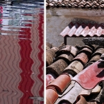 Red waves diptych