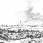 Vergezicht op Haarlem