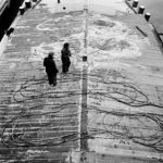 Mannen aan dek van schip - Graanoverslag Amsterdam