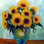 Sunflowers ala Van Gogh