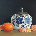 Delfts blauw en mandarijnen