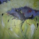 Wind over het veld