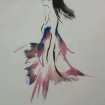 Ink Lady: Bewegend jurkje