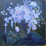 Blauwe bloemen
