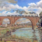 De brug over de Marne bij Joinville