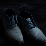 Blue suede shoes