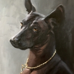 Portret van een Mexicaanse naakthond