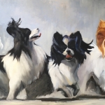 Drie Pipistrelle Papillons