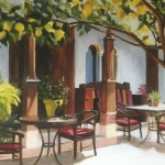 Binnentuin La Posada del Angel