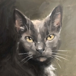 Portret van Poes