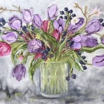 Bloemen in vaas