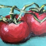Tomaten aqua achtergrond