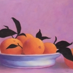 Sinaasappels op een schaal