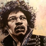 Fotoprint Jimi Hendrix