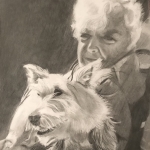 Woman with dog