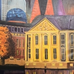 Den Haag en vrouw lacht dakloze uit