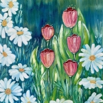 Bloemen in de tuin 
