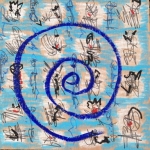 surrounded by people