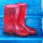 Rode laarsjes