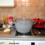 pea soup, hot chocolate and stew