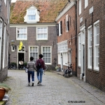 foreign tourists in Enkhuizen