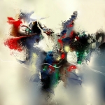 Abstract-Paars