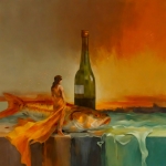 Chardonnay op de rug van de stroom