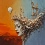 Luchtspiegeling in Krul