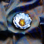 Bloem op doek (d1822)