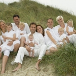 Familiefoto in de duinen
