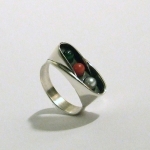 zilveren ring drie kostbaarheden