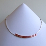 halssieraad zilver- en kunststofband