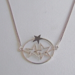 drie zilveren sterretjes