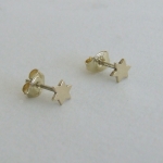 gouden oorknopjes 6p sterretjes