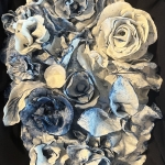 3D Flower Wall Art ‘porselein’ 03