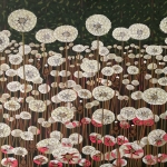 White Dandelion Field