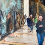 In het museum