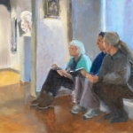In het museum