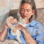 Meisje met kat