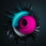 Darker shade of blue and red 03