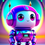 portrait of a small robot