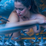 dramatic classic art seaside  08