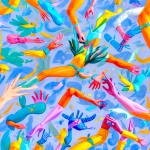 surrealistic fusion of body parts 02